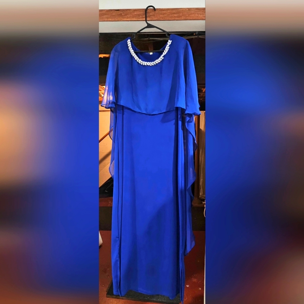 Royal blue dress